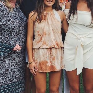 Tie Dye Halter Dress